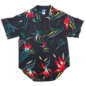 Ocean Pacific | Vintage, Bird of Paradise, Hawaiian Shirt | Size Small
